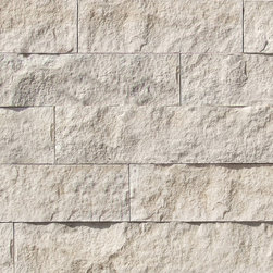 Coronado Stone 6 Inch Split Limestone / Color: Cream - Manufactured Stone Veneer - Siding And Stone Veneer