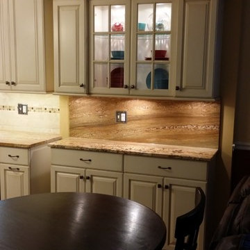 Hutch with Glass Doors