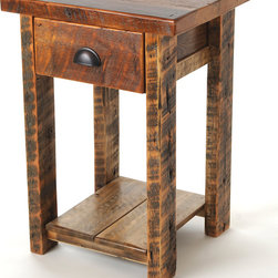 Barnwood 1 drawer nightstand - Nightstands And Bedside Tables