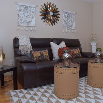 Metallic Living Room