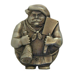 Inviting Home Inc. - Butcher Knobs, Antique-Style Brass - Cabinet And Drawer Knobs