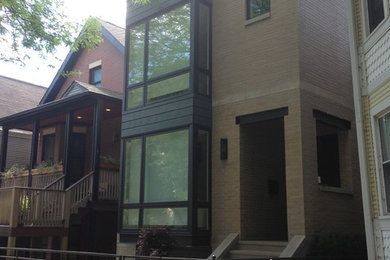 Trendy home design photo in Chicago