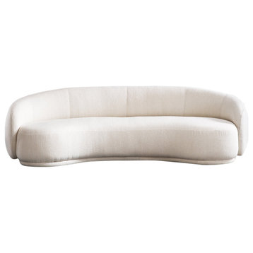 Monigue Curved Sofa Grey