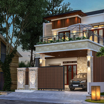 Desain Rumah Bapak Kaban - Medan