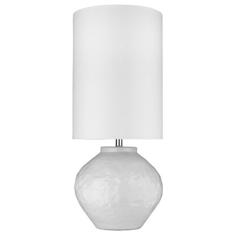 Trend Home 1-Light Polished Nickel Table Lamp