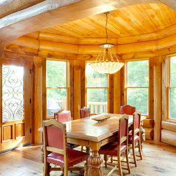 Bois rond / Log home - Wentworth-Nord, Qc