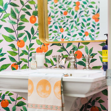 Eclectic Guest Restroom Remodel