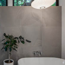 blue bathroom