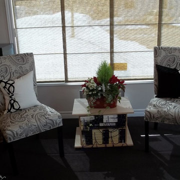 Coordinating Pillows with Accent Ties