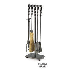 oldiered Row Tools in Vintage Iron - Fireplace Accessories