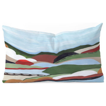 Laura Fedorowicz To the Hills Oblong Throw Pillow