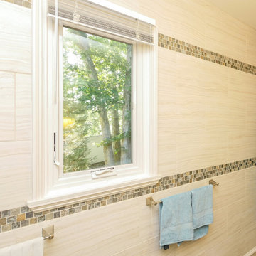 Fantastic Bathroom with New Casement Window - Renewal by Andersen New Jersey / N