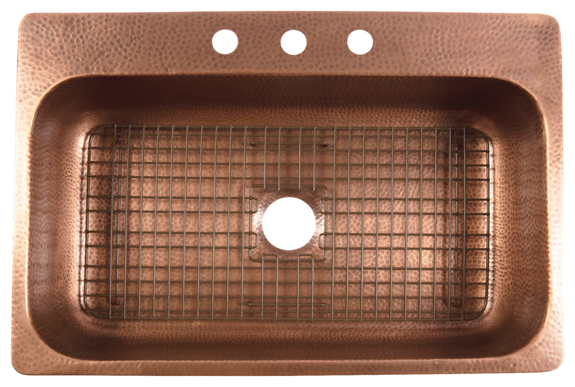SinkSense Rohe Antique Brown 27.75"x13.375" Kitchen Sink Bottom Grid