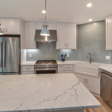 White Shaker Kitchen Design Williamsburg, VA
