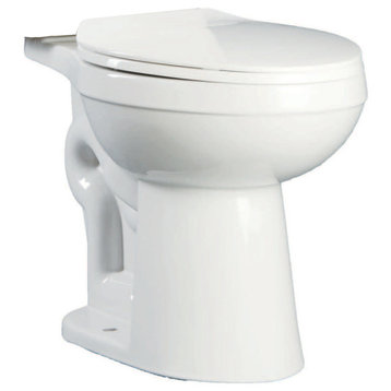 PROFLO PF1400T Round-Front Universal Toilet Bowl Only - White