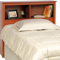 Prepac Sonoma Twin Bookcase Headboard in Cherry - Headboards