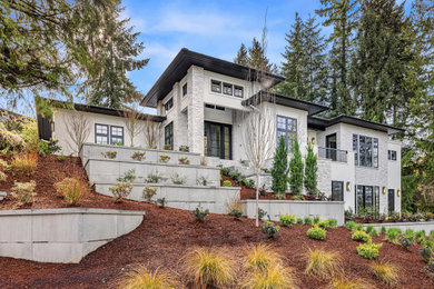 Transitional exterior home photo in Seattle