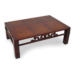 Mid-Century Mahogany Henredon Coffee Table - SOLD - Coffee Tables