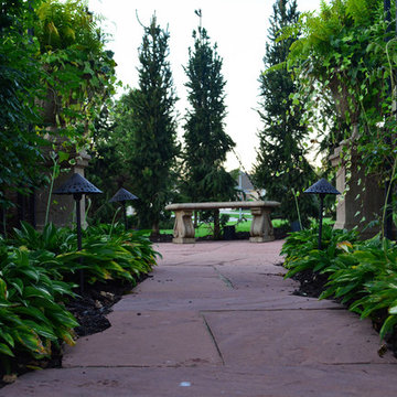 Corner lot Courtyard