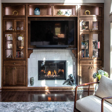 Stunning Fireplace Entertainment Center/Built-in Wall Unit