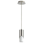 Oxygen Lighting - Ellipse 9" Mini-Pendant, Polished Nickel - Stylish and bold. Make an illuminating statement with this fixture. An ideal lighting fixture for your home.