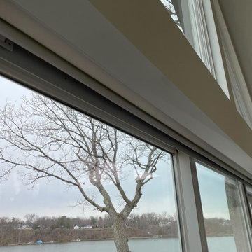 Annapolis Lutron Automated Shade Install, Beautiful Waterview