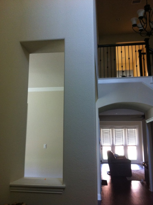 Need Help With Empty Wall Cutout In Foyer