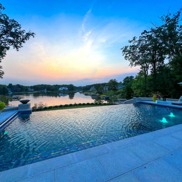 Valparaiso, IN Custom Infinity Edge Pool & Spa