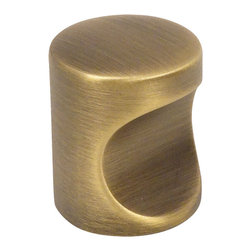 Cosmas - Cosmas 3312BAB Brushed Antique Brass Cabinet Knob - Cabinet And Drawer Knobs