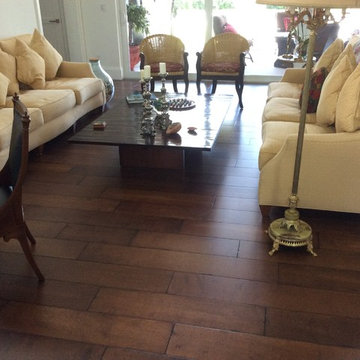 Hand scraped, stained, Maple, Bella Cera "Aderely"