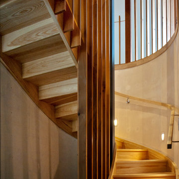 Two-level Curved Staircase