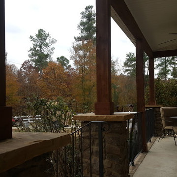Cedar Wrap Around Porches and Shutters