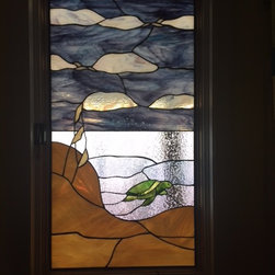 Sea Turtle - Stained Glass Panels
