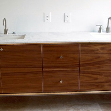 Walnut Floating vanity