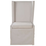 Universal Furniture - Universal Furniture Getaway Coastal Living Slip Cover Dining Chair - Regal from head-to-toe, the Getaway Slipcover Chair breathes life into spaces with its sweet and simple silhouette in a bright white upholstered fabric.
