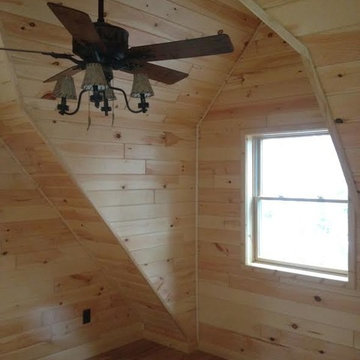 interior pictures of log paneling, and log siding