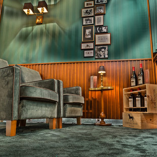 Home theater - traditional home theater idea in Frankfurt