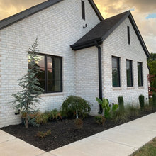 White Painted Brick Homes