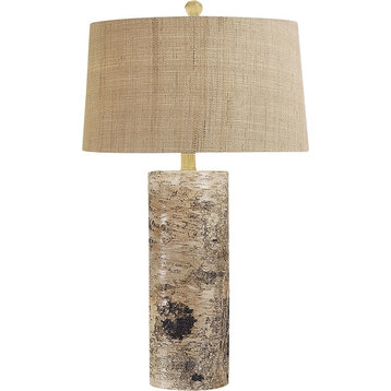Aspen Bark Table Lamp - Natural, E26