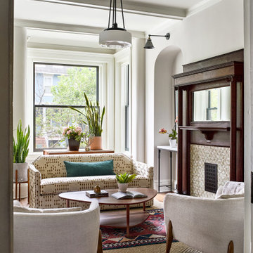 Fun and Warm Living Room