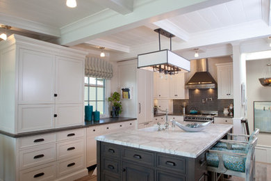 Inspiration for a transitional kitchen remodel in Orange County