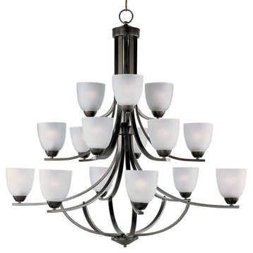 Axis 15 Light Chandelier, Oil Rubbed Bronze