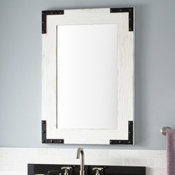 Bonner Reclaimed Wood Vanity Mirror-Whitewash Pine - Products