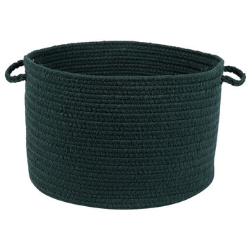 Rhody Rug Wear Ever Spruce Green Poly 18"X12" Basket