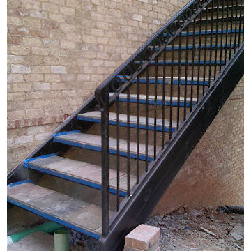 Structural Steel Straight Staircases