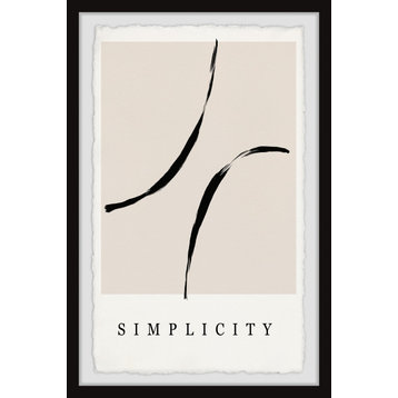 "Love the Simplicity" Framed Painting Print, 8x12