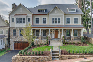 Example of an arts and crafts home design design in DC Metro