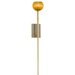 Troy CSL - Merlin Wall Sconce, Gold Leaf, Large - The Merlin Wall Sconce from Corbett is the perfect piece to light your home.  The hand-crafted iron material coupled with gold leaf finishes fit the unique style perfectly to make a designer statement in your home.