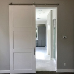 3 panel Shaker Barn Door - Products