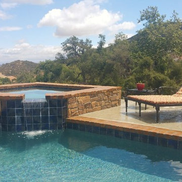 Spanish Rustic features Elevated Spa with Stunning View